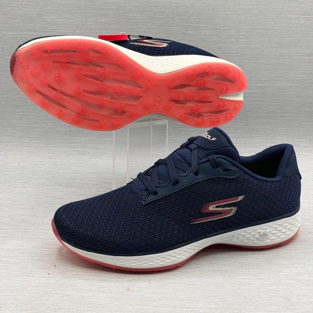 Skechers GO GOLF Women's 8 Navy Spikeless Golf Shoes Water Resistant 14862